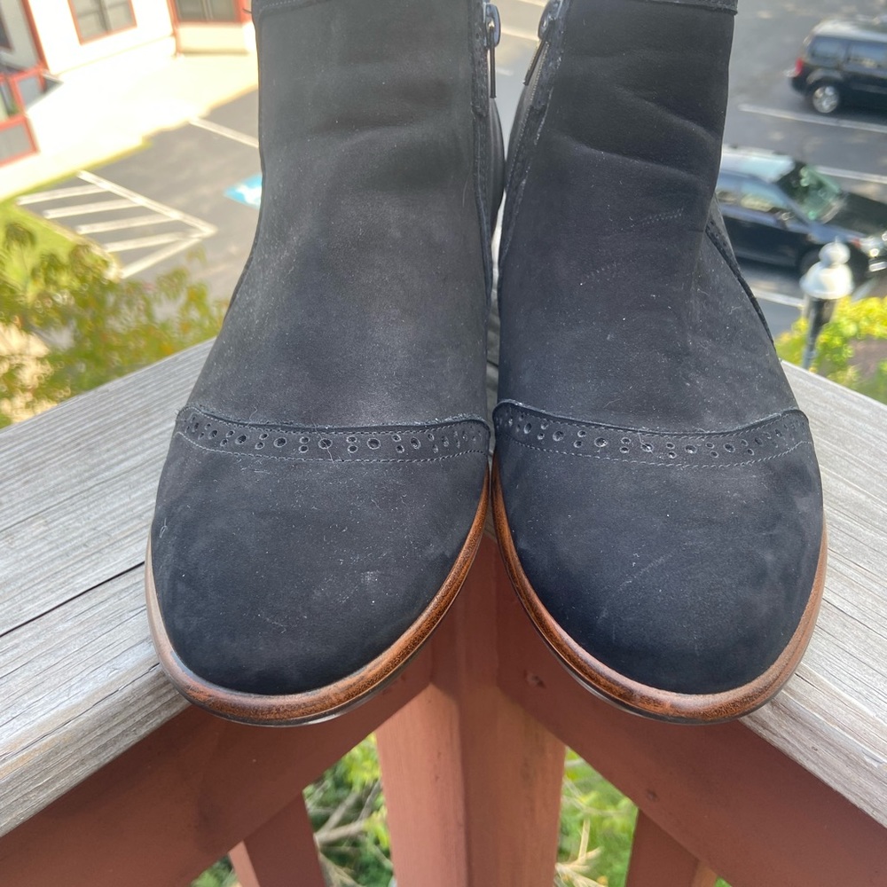 Naot Nefasi Black Velvet Nubuck Boots